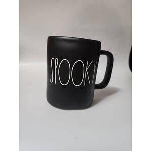 Rae Dunn Artisian Collection By Magenta SPOOKY Black White Halloween